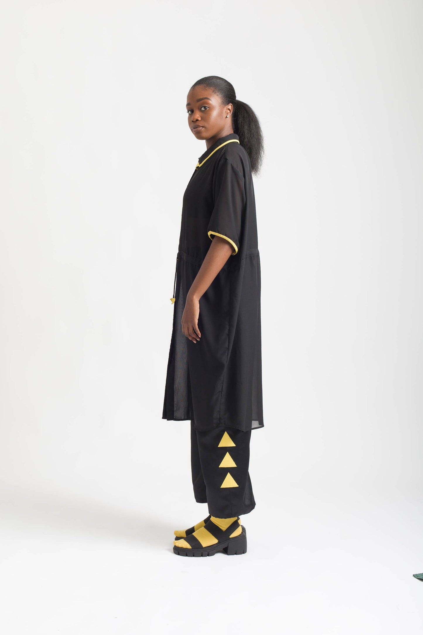 Big Button Up - Yellow